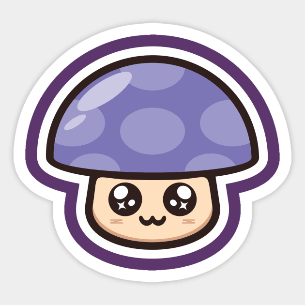 Child Mushroom Couple / Boy Sticker by thesensor